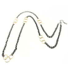 Load image into Gallery viewer, Erin Gray Allure Gold Trinity Long Necklace