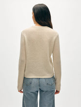 Load image into Gallery viewer, White & Warren Cashmere Waffle Mesh Crew