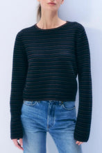 Load image into Gallery viewer, White & Warren Cashmere Striped Sweater