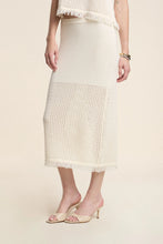 Load image into Gallery viewer, Velvet Blythe Mesh Cotton Knit Skirt