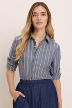 Load image into Gallery viewer, Nic + Zoe Dobby Stripe Shirt