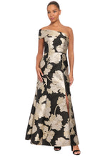 Load image into Gallery viewer, Maggy London Off the Shoulder A Symmetrical Dress