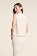 Load image into Gallery viewer, Velvet Cova Mesh Cotton Knit Top