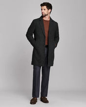 Load image into Gallery viewer, Billy Reid Herringbone Otto Overcoat