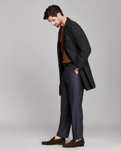 Load image into Gallery viewer, Billy Reid Herringbone Otto Overcoat