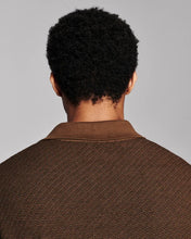 Load image into Gallery viewer, Billy Reid Long-Sleeve Step Jacquard Sweater Polo