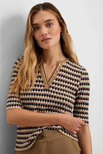 Load image into Gallery viewer, Nic + Zoe Angled Jacquard Sweater