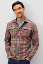 Load image into Gallery viewer, Johnnie-O Yule Tartan Knitted Flannel Shirt