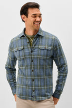 Load image into Gallery viewer, Johnnie-O Labrador Tartan Knitted Flannel Shirt