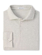 Load image into Gallery viewer, Peter Millar Herringbone Long Sleeve Polo