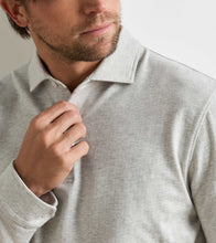 Load image into Gallery viewer, Peter Millar Herringbone Long Sleeve Polo