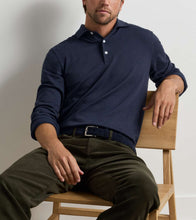 Load image into Gallery viewer, Peter Millar Herringbone Long Sleeve Polo