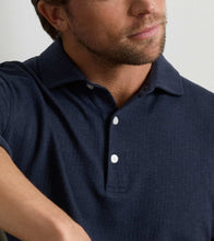 Load image into Gallery viewer, Peter Millar Herringbone Long Sleeve Polo