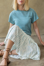 Load image into Gallery viewer, Lilla P Printed Long Peplum Skirt