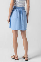 Load image into Gallery viewer, Lilla P Air Textured Cotton Round Hem Skirt