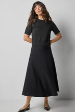 Load image into Gallery viewer, Lilla P Short Sleeve Sparkle Sweater