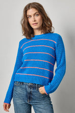 Load image into Gallery viewer, Lilla P Textured Crewneck Sweater