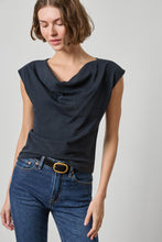 Load image into Gallery viewer, Lilla P Drape Neck Wedge Top