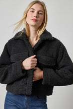 Load image into Gallery viewer, Lilla P Sherpa Collared Jacket