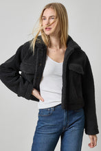 Load image into Gallery viewer, Lilla P Sherpa Collared Jacket