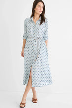 Load image into Gallery viewer, Nic + Zoe Clipped Dot Liana Shirt Dress