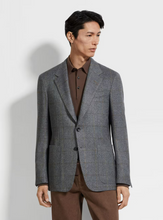 Load image into Gallery viewer, Zegna Over Check Oasi Cashmere Couture Jacket