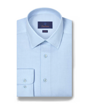 Load image into Gallery viewer, David Donahue Twill Dress Shirt