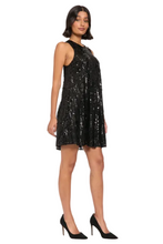 Load image into Gallery viewer, London Times Sequin A Line Dress