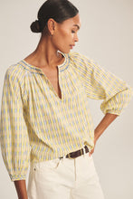 Load image into Gallery viewer, Velvet Novelty Printed Stripe Campbell Top