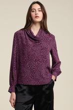 Load image into Gallery viewer, Velvet Cheetah Print Nala Blouse