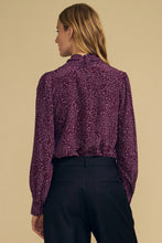 Load image into Gallery viewer, Velvet Cheetah Print Nala Blouse