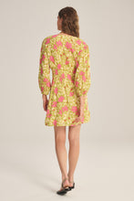 Load image into Gallery viewer, Velvet Blossom Printed Lurex Draya Dress