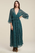 Load image into Gallery viewer, Velvet Flora Print Isabela Dress