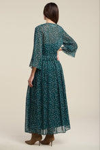 Load image into Gallery viewer, Velvet Flora Print Isabela Dress