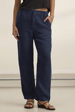 Load image into Gallery viewer, Velvet Taylor Heavy Linen Barrel Leg Pant
