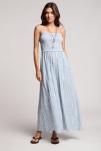 Load image into Gallery viewer, Velvet Senara Watercolor Stripe Smocked Dress