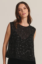 Load image into Gallery viewer, Velvet Sequin Serena Top
