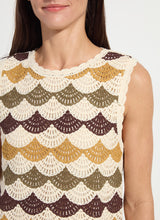 Load image into Gallery viewer, Lysse Faye Crochet Knit Shell