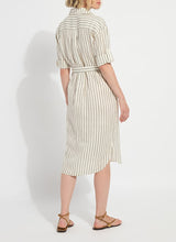 Load image into Gallery viewer, Lysse Juniper Linen Tunic Shirt Dress
