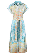 Load image into Gallery viewer, Finley Long Chantal Tropical Jacquard Dress