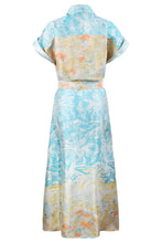 Load image into Gallery viewer, Finley Long Chantal Tropical Jacquard Dress
