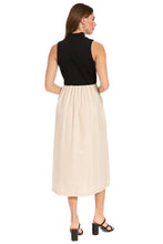 Load image into Gallery viewer, London Times Mock Neck Two Fer Dress