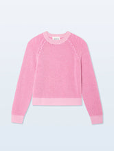 Load image into Gallery viewer, White &amp; Warren Cashmere Two Tone Mesh Sweatshirt
