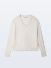 Load image into Gallery viewer, White &amp; Warren Cashmere V Neck Sweater
