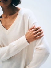 Load image into Gallery viewer, White &amp; Warren Cashmere V Neck Sweater
