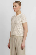 Load image into Gallery viewer, White &amp; Warren Cotton Pointelle Top
