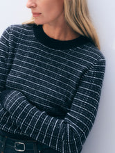 Load image into Gallery viewer, White &amp; Warren Cashmere Striped Longsleeve Thermal
