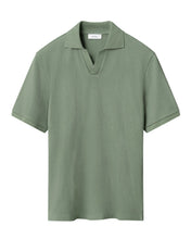 Load image into Gallery viewer, Eton Waffle Open Collar Polo Shirt
