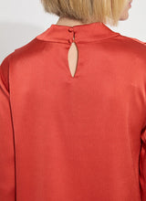 Load image into Gallery viewer, Lysse Hammered Satin High Cowl Neck Blouse
