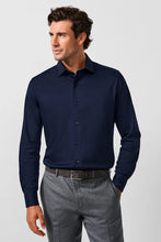Load image into Gallery viewer, David Donahue Cotton Knit Solid Sport Shirt
